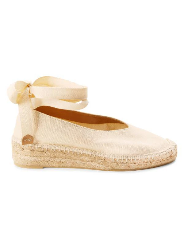 CASTAÑER Ankle Ties Canvas Espadrilles 1