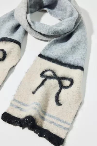 Urban Outfitters Bow Varsity Knit Scarf 3