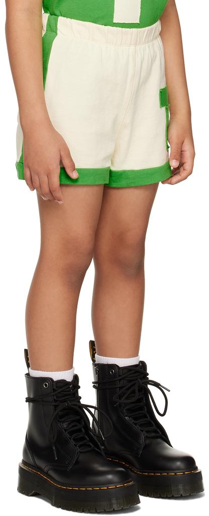 The Animals Observatory Kids White Spider Shorts