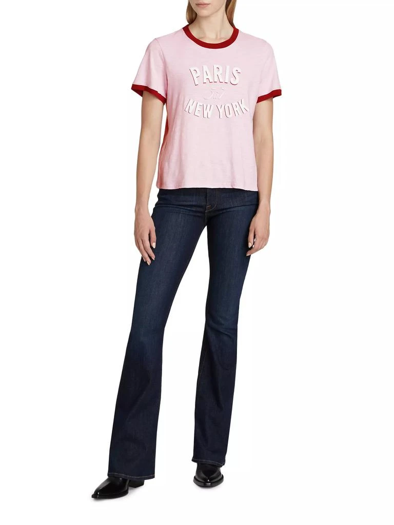 Cinq à Sept Paris New York Ringer T-Shirt 2