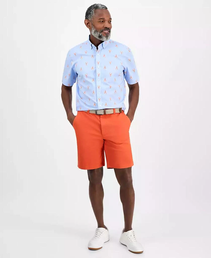 Club Room Men's Short Sleeve Lobster Print Button-Down Shirt, Exclusively at Macy's 2