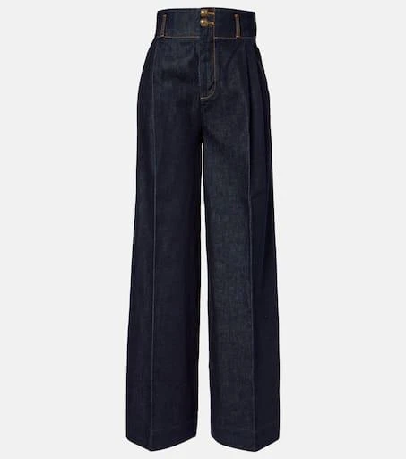 Zimmermann Hypnotic high-rise wide-leg jeans 1