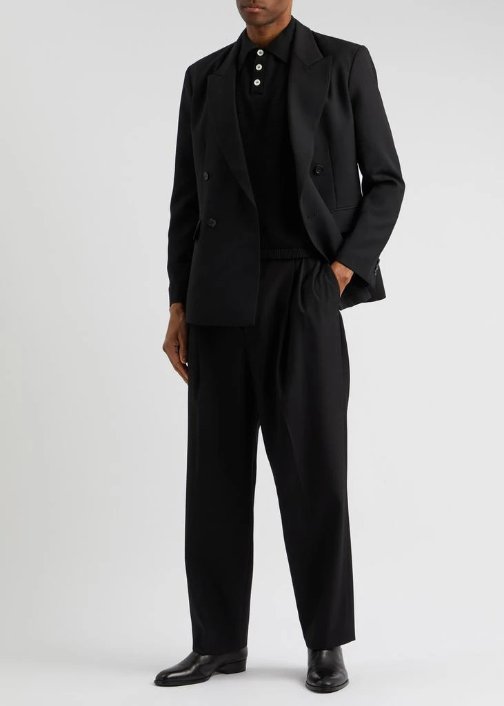 SECOND LAYER Open-knit cotton polo shirt M - Polo Shirts - BeyondStyle 