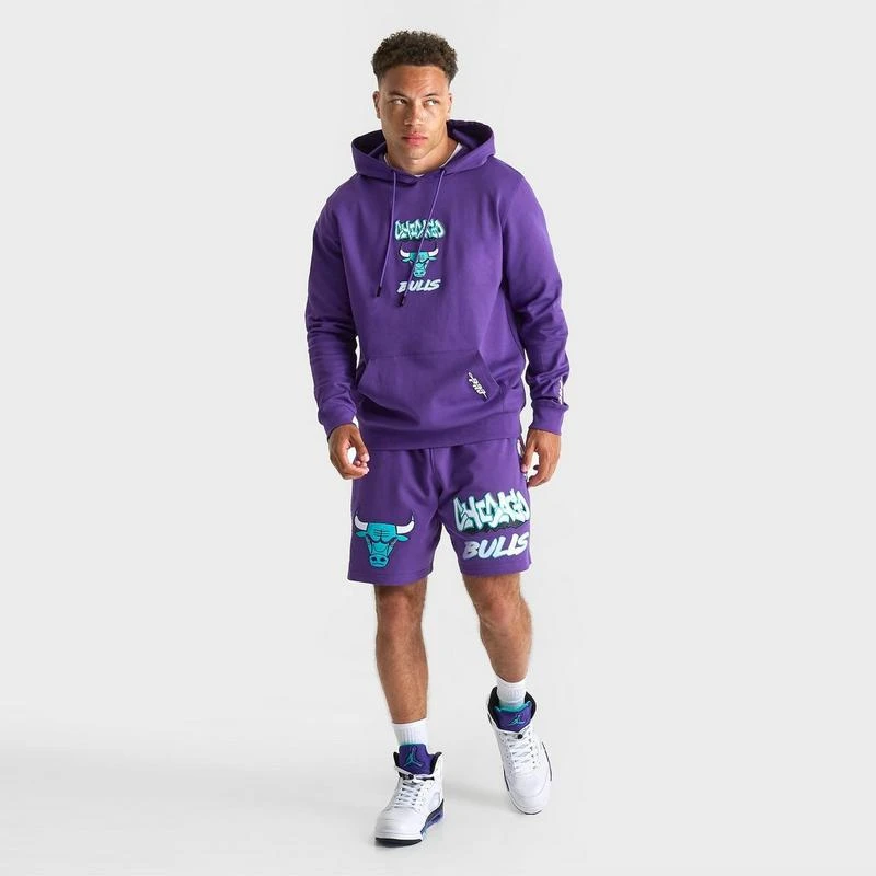 Pro Standard Men's Pro Standard Chicago Bulls Grape Pullover Hoodie 2