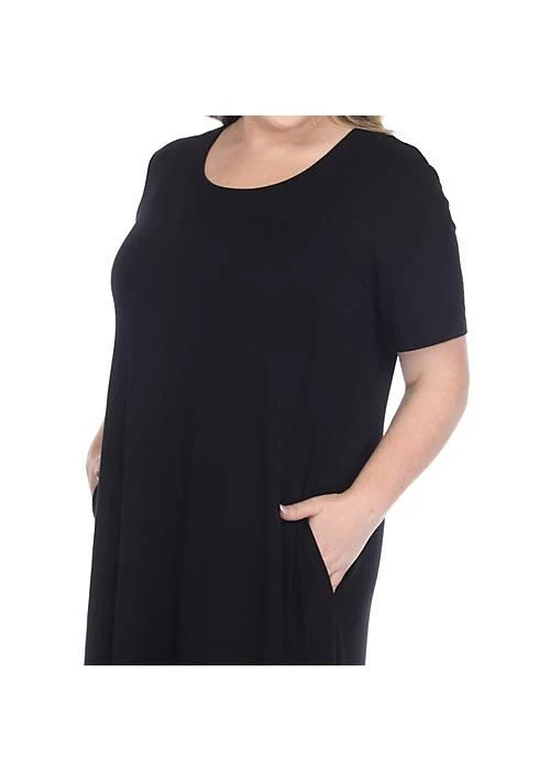 White Mark Mark Sleeveless Tiered Chambray Midi Dress 4