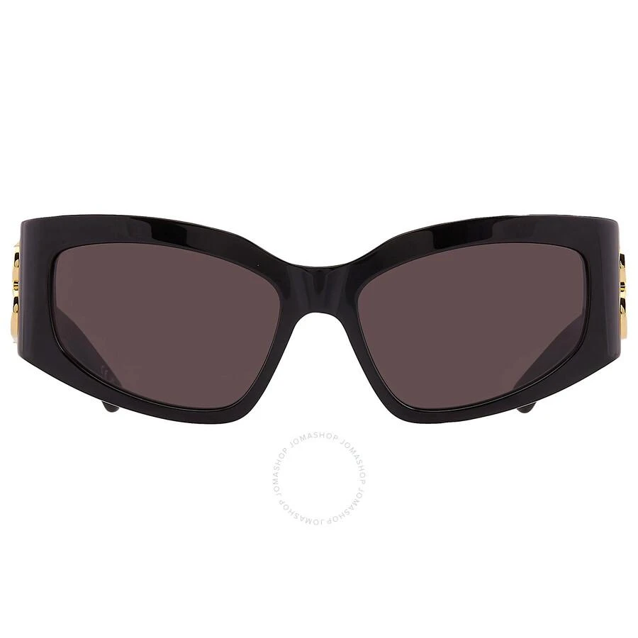 Balenciaga Gray Cat Eye Ladies Sunglasses BB0321S 002 57 1