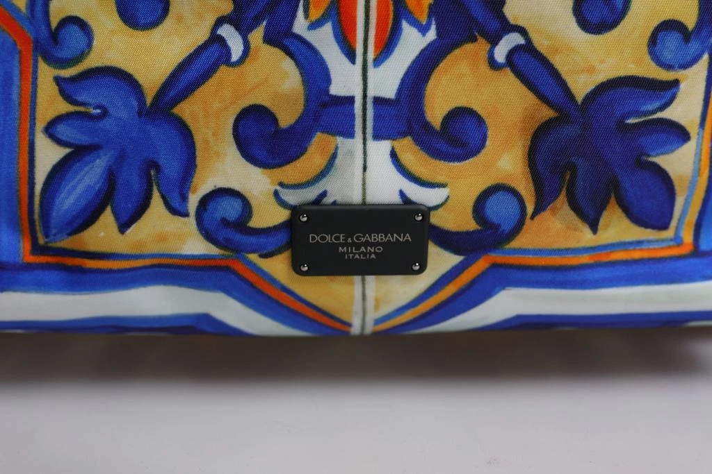 Dolce & Gabbana multi Majolica Print Nylon Travel Backpack Men's Bag 2