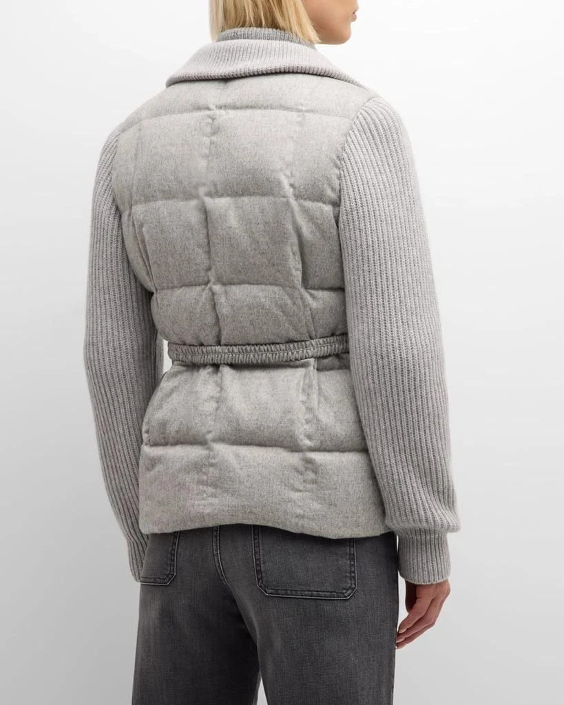 ELEVENTY Padded Stand-Collar Jacket 6