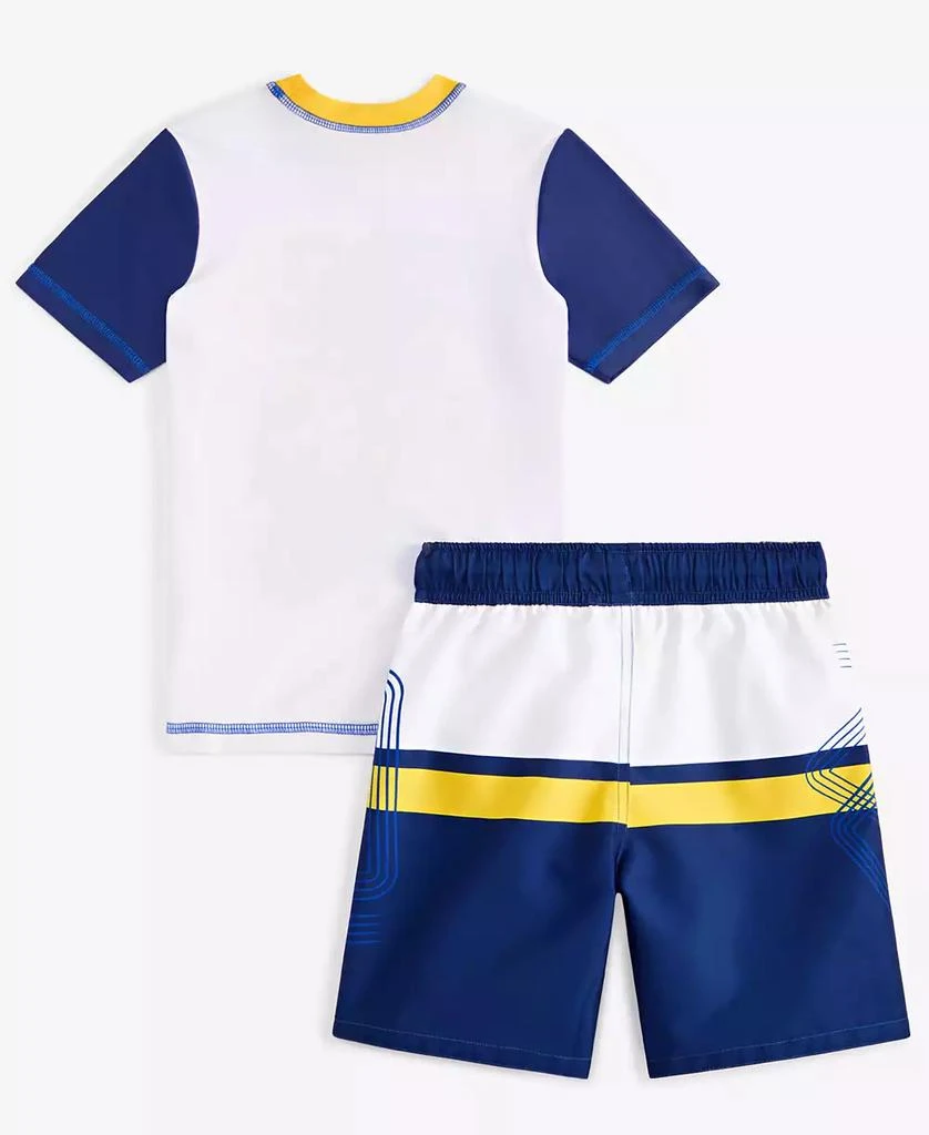 Sonic Little Boys Rash Guard & Swim Trunks Two-Piece Swimsuit 3