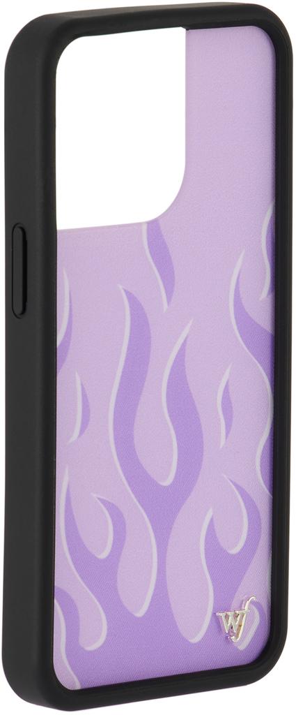 Wildflower Cases Purple Lavender Flames iPhone 13 Pro Case