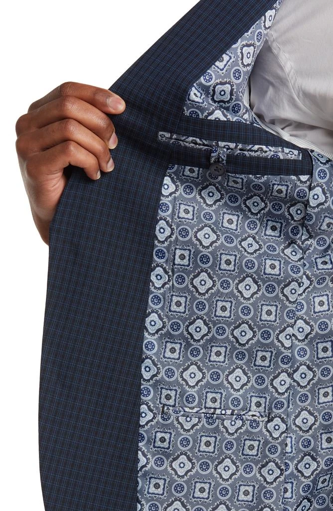 SAVILE ROW CO Navy Check Two-Button Notch Lapel Suit 3