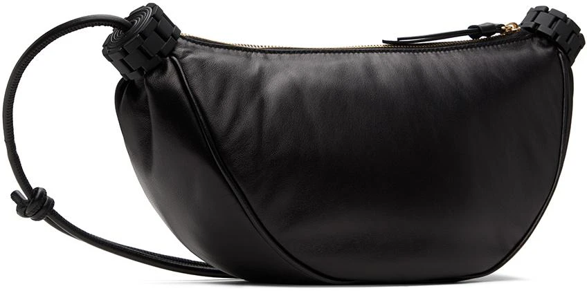 Victoria Beckham Black Puffy Half Moon Bag 3