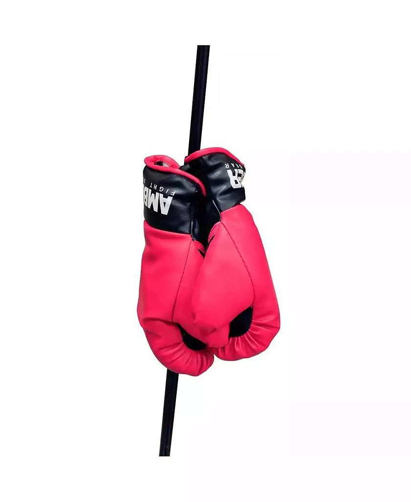 Amber Sports The Champ Kids Boxing Punch Stand Set with Punching Ball Bounce Back Punching Ball, Adjustable Stand, Pump, & Boxing Gloves for Boys and GirlsAges 3+ 3