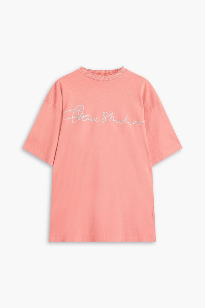 Acne Studios Embroidered cotton-jersey T-shirt