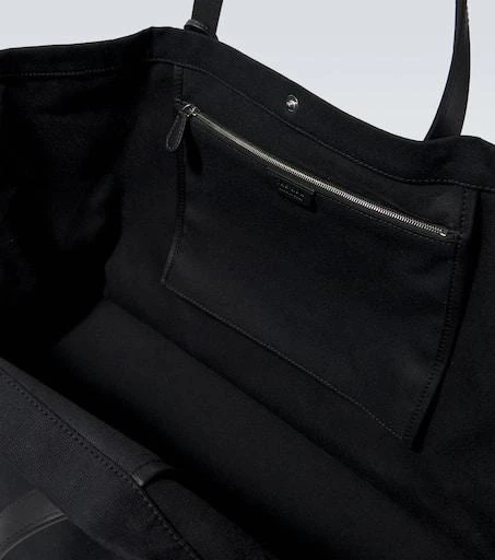 The Row Idaho XL leather-trimmed canvas tote bag 4
