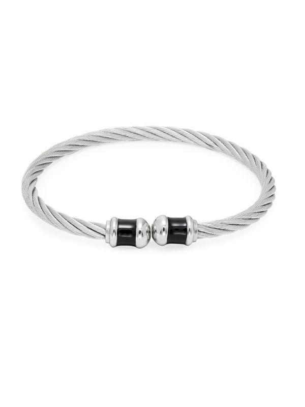 Jean Claude Stainless Steel Cable Cuff