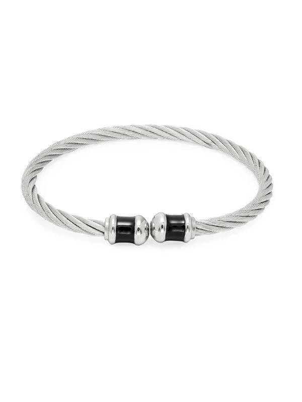 Jean Claude Stainless Steel Cable Cuff 1