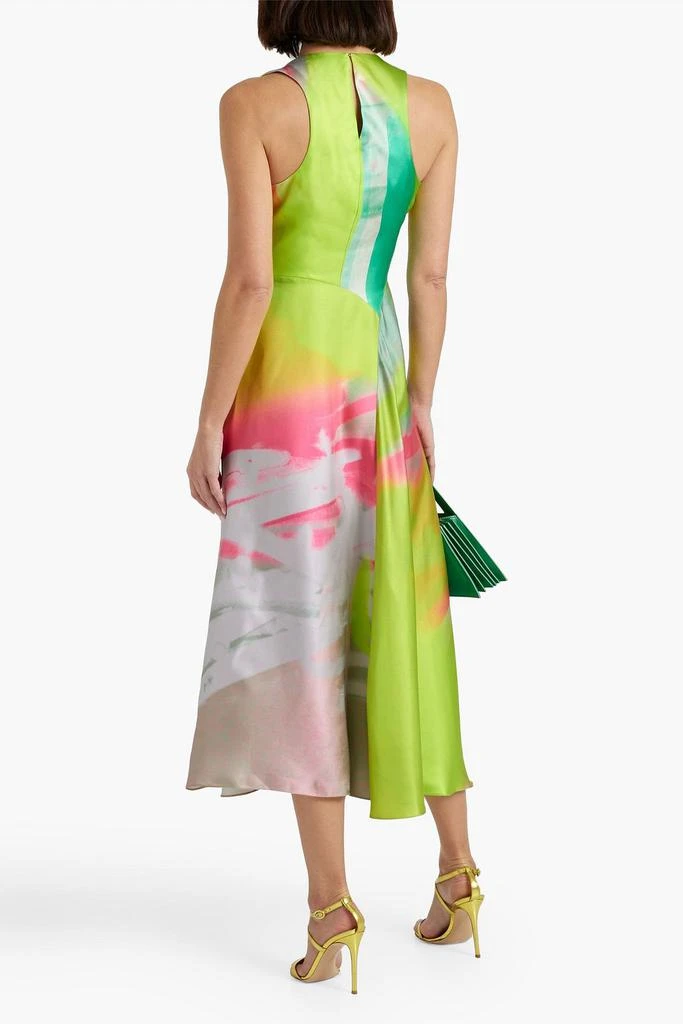 ROKSANDA Zenobia printed silk-satin midi dress 3