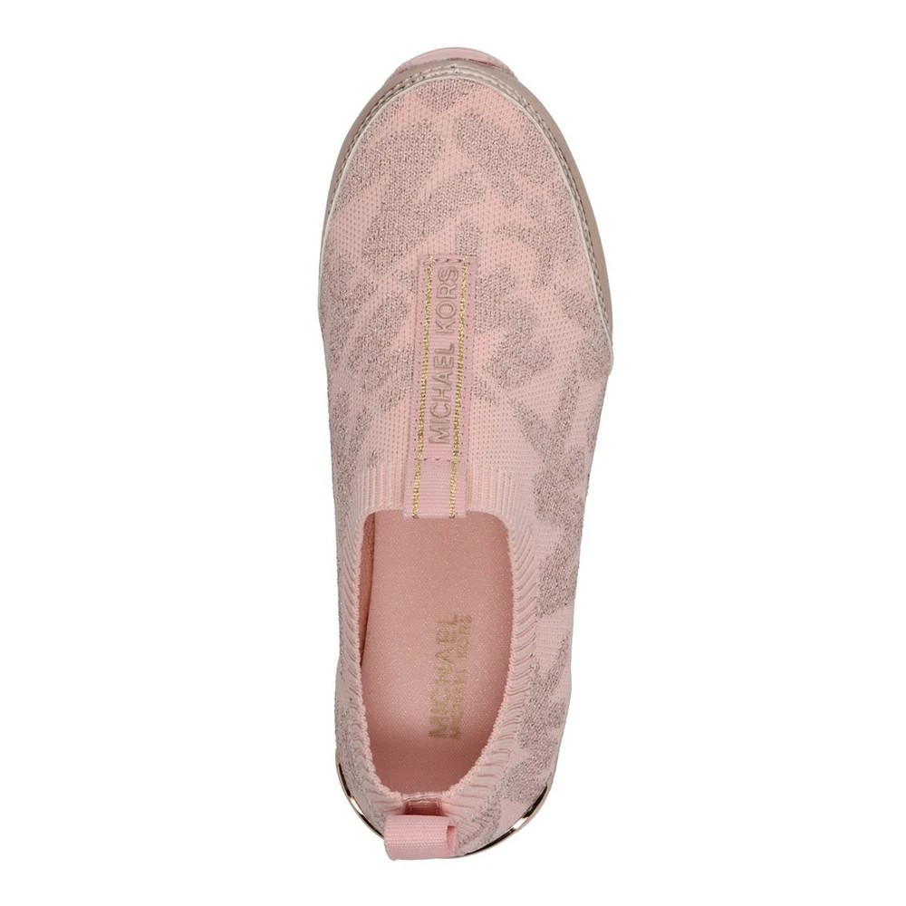 Michael Kors Toddler Girls Allie Sock Logo Slip On Sneakers 4