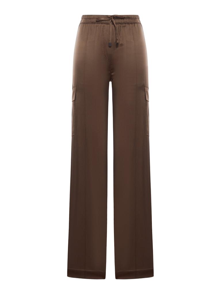 Tom Ford STRETCH SILK SATIN CARGO PANTS