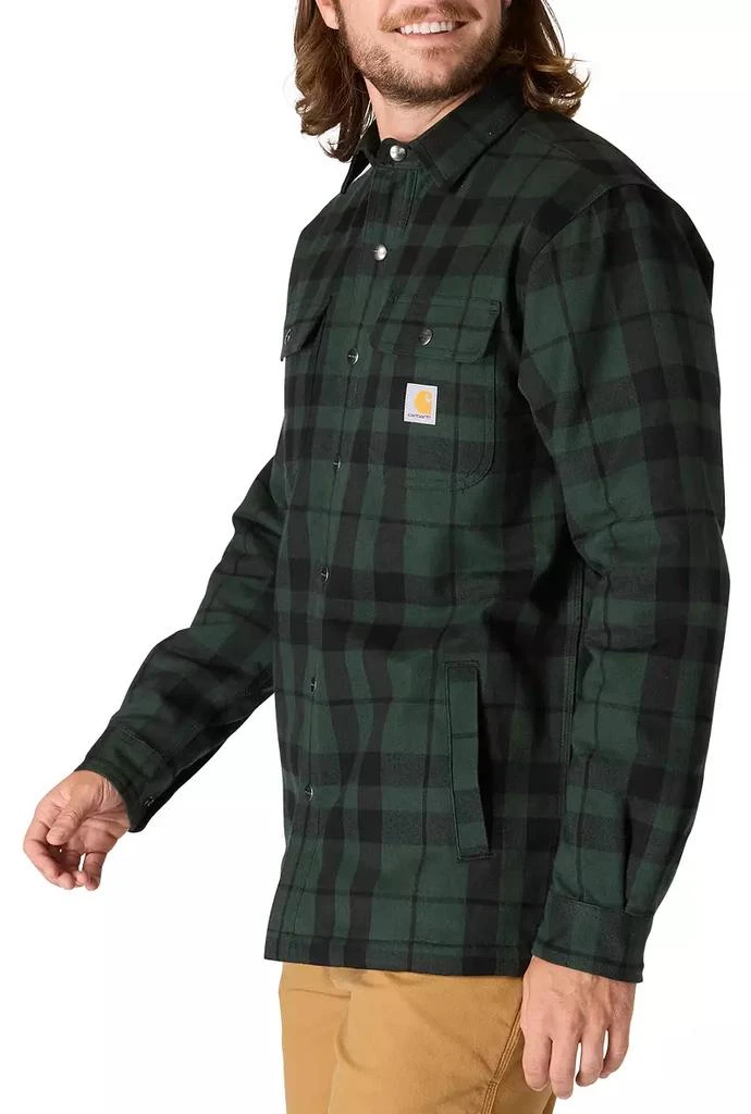 Carhartt Carhartt Men
s Flannel Sherpa Lined Shirt Jacket 5