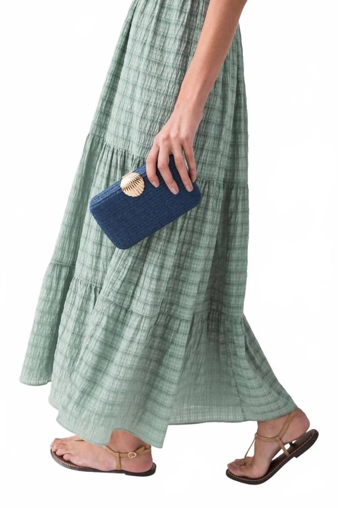 Shiraleah Women
s Quille Minaudiere Clutch Bag In Navy 2