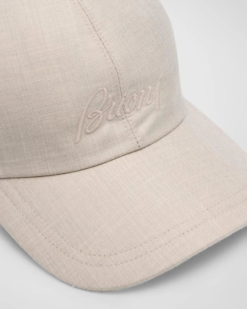 Brioni Men's Cashmere Baseball Cap 4