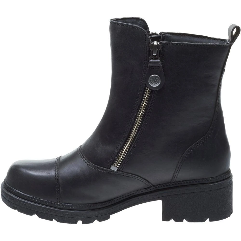 Harley Davidson Amherst Round Toe Motorcycle Booties 4