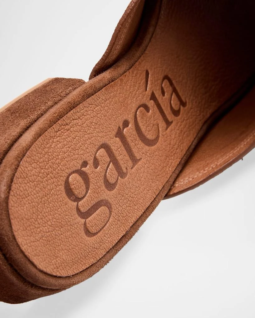 Pedro Garcia Enna Suede Chain Loafer Mules 7