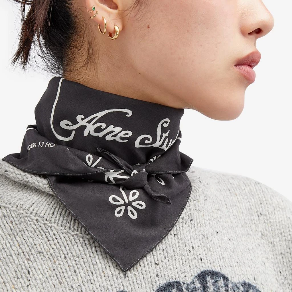 Acne Studios Acne Studios Logo Bandana 5