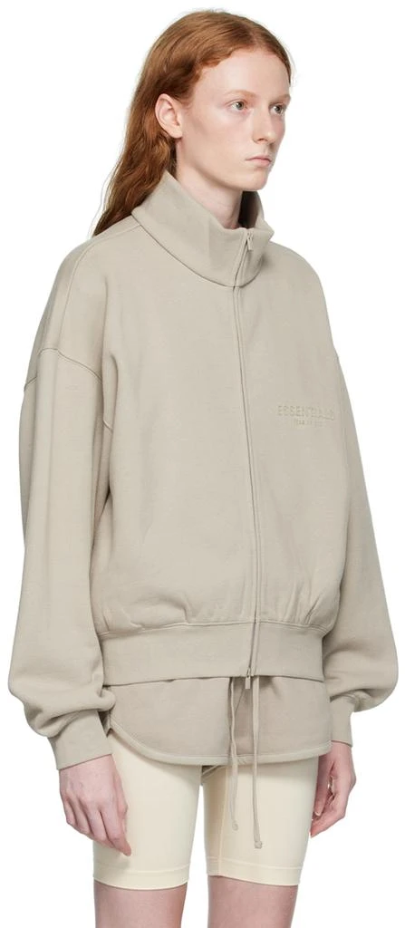 Fear of God ESSENTIALS Gray Full Zip Jacket 4