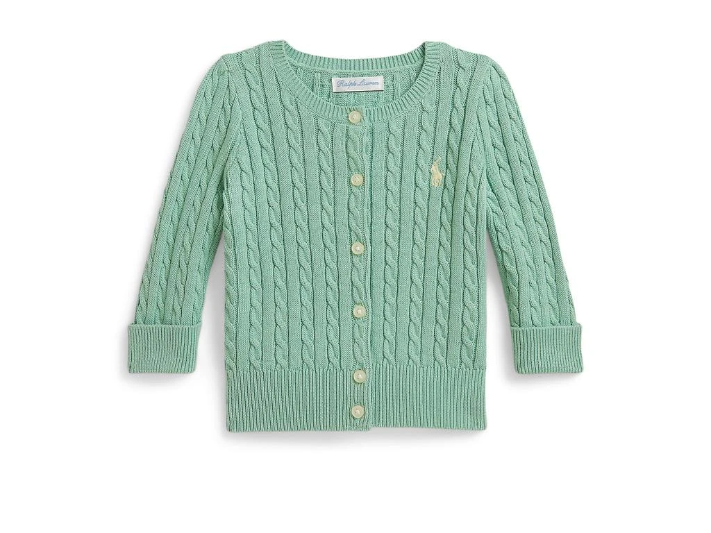 Ralph Lauren Mini-Cable Cotton Cardigan (Infant)