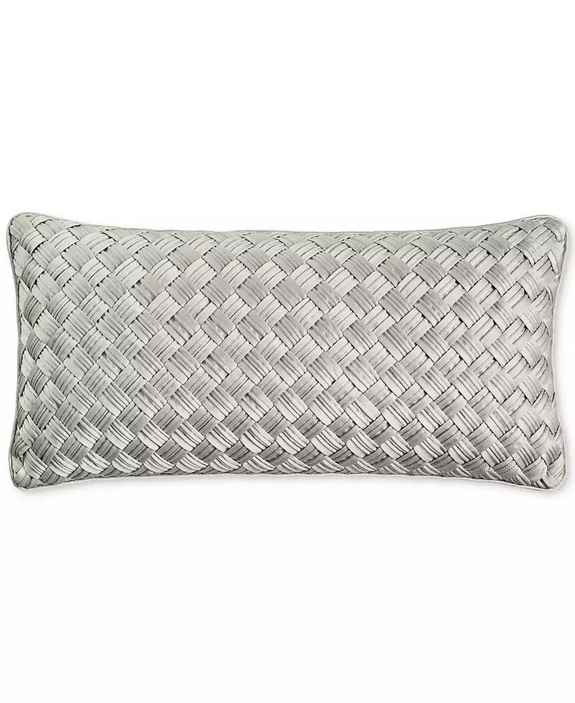 Hotel Collection Basketweave Decorative Pillow, 12" x 24", Exclusively at Macy’s 1