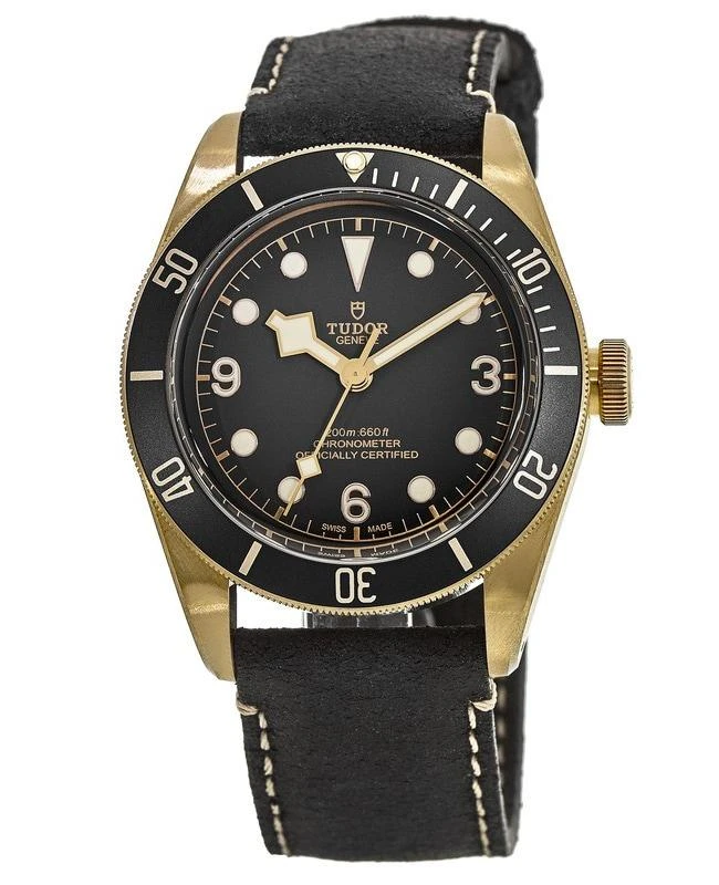 Tudor Tudor Black Bay Bronze Automatic Grey Dial Leather Strap Men's Watch M79250BA-0001 1