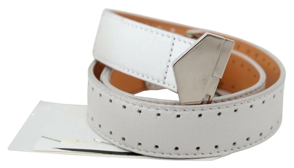 GF Ferre Leather Hexagon Logo Buckle Waist Women's Belt 2