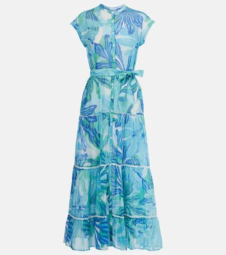Poupette St Barth Kora printed cotton gauze maxi dress 1