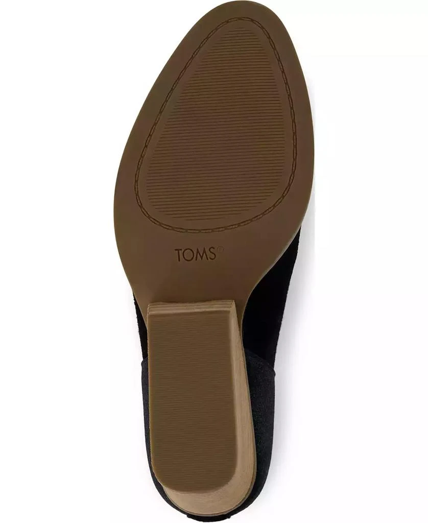 TOMS Women's Eliza Metallic Cutout Wedge Booties 5