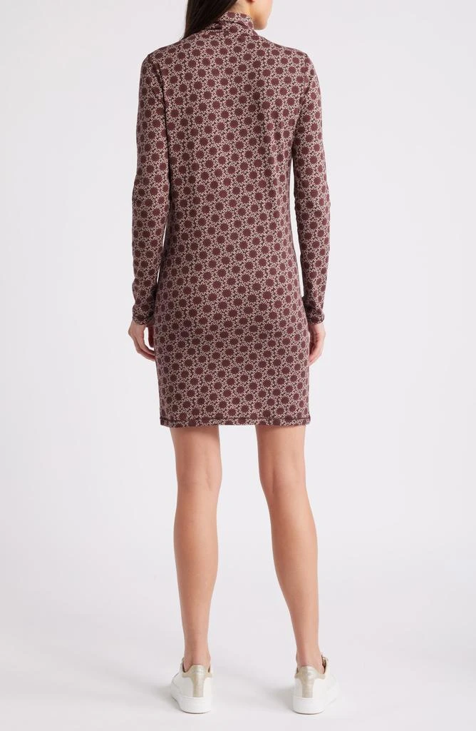 Nation LTD Astrid Floral Turtleneck Long Sleeve Dress 2