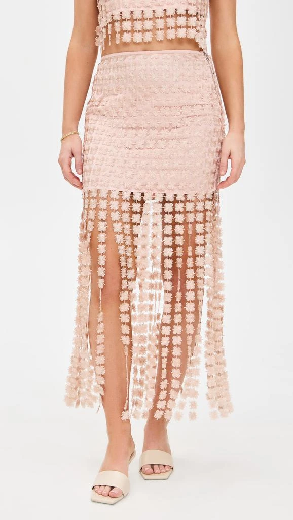 SAYLOR Elie Fringe Skirt Set 5
