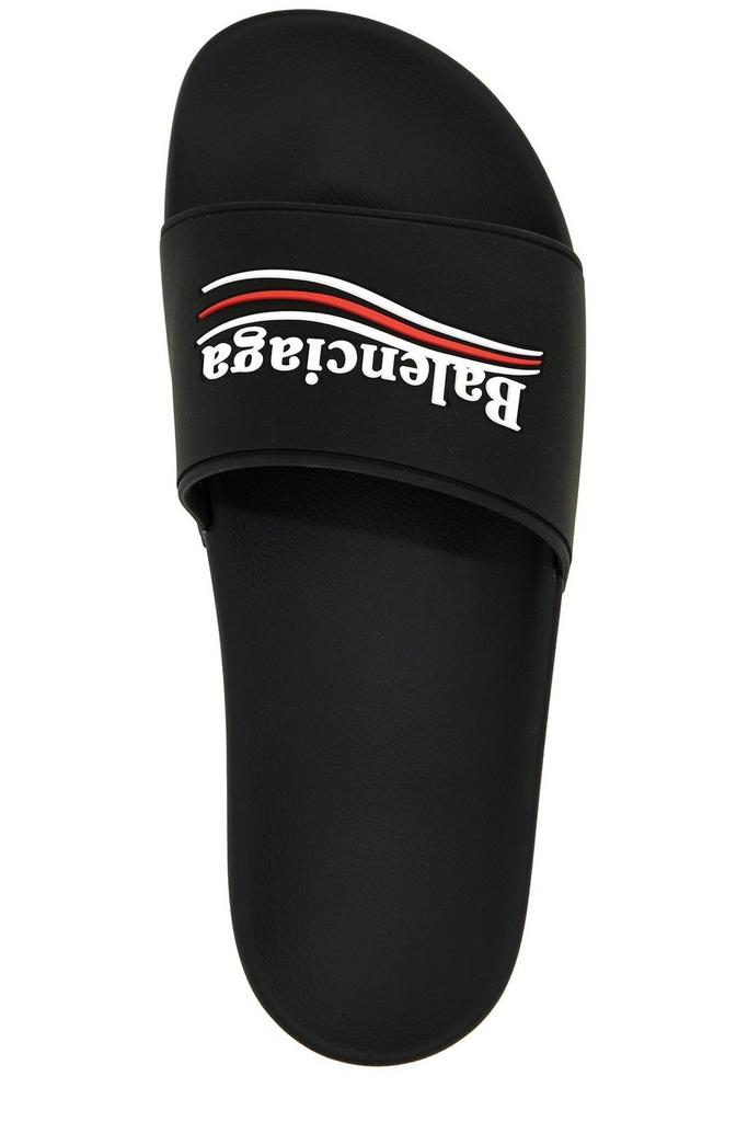 サンダル・ミュール BALENCIAGA POLITICAL CAMPAIGN POOL SLIDES Balenciaga Balenciaga Political Campaign Pool Slides