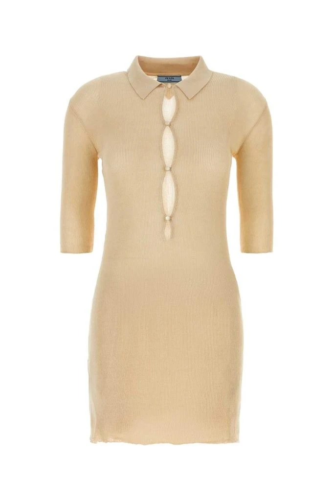 Shop Prada Short-Sleeved Knitted Mini Dress on Sale at BeyondStyle  Get  51% Off Prada Short-Sleeved Knitted Mini Dress with Limited-Time Flash  Deals, Exclusive Discounts, and Special Offers. Enjoy Unbeatable Savings on
