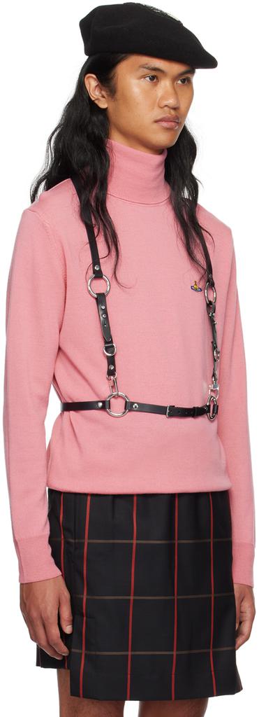 Vivienne Westwood Black Studs Harness Suspenders