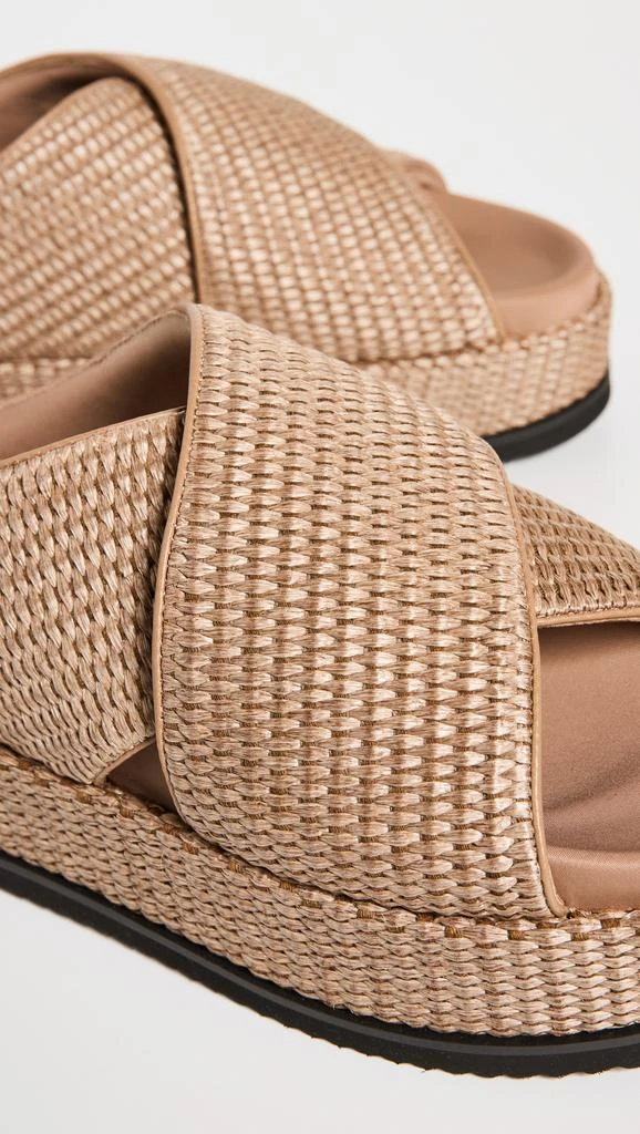 ROAM Cross Stack Raffia Platform Slides 5