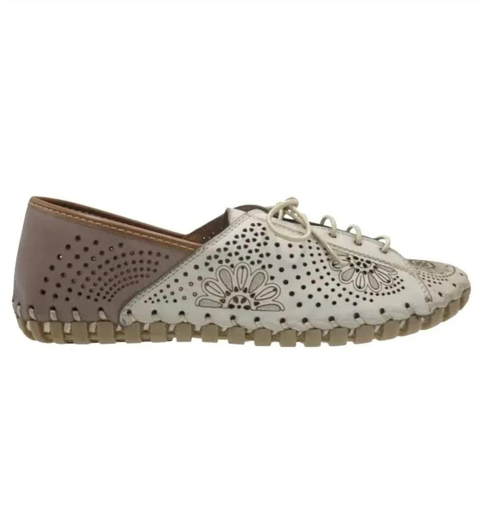 Gelato Women Theory Lace-Up Shoe In Grey 1