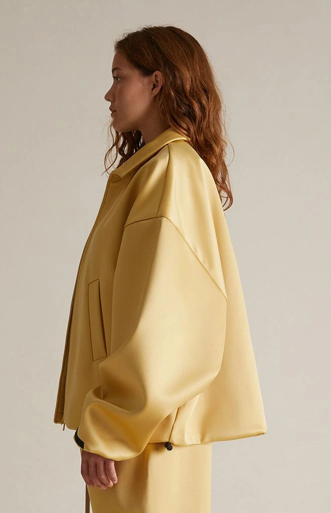 Essentials Women's Amber Satin Bomber Jacket 3