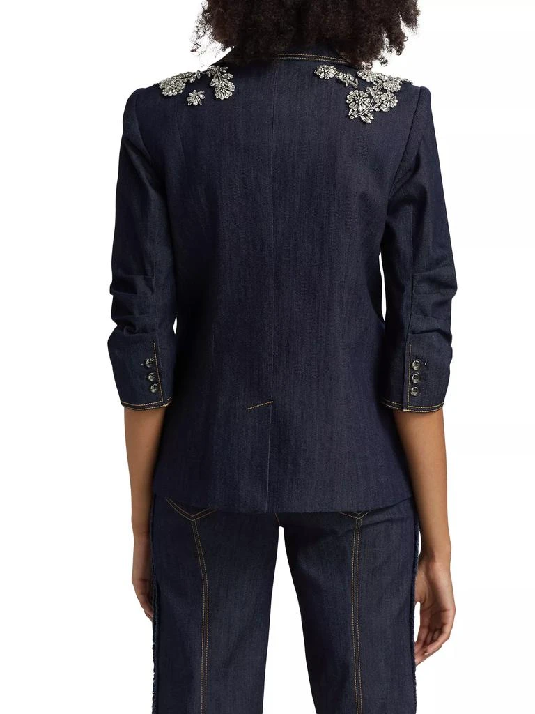 Cinq à Sept Crystal Chrysanthemum Khloe Blazer 5