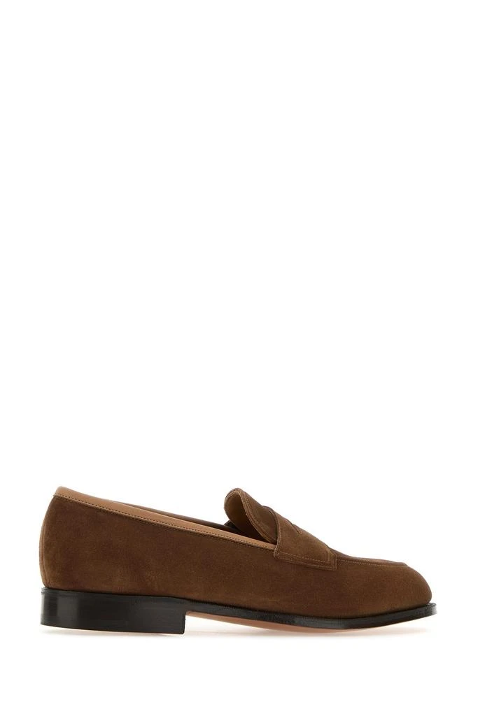 Edward Green Brown suede Piccadilly loafers 2