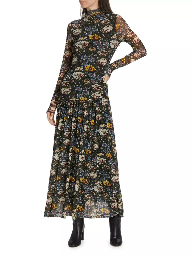 Rhode Mirabelle Floral Long-Sleeve Maxi-Dress 3