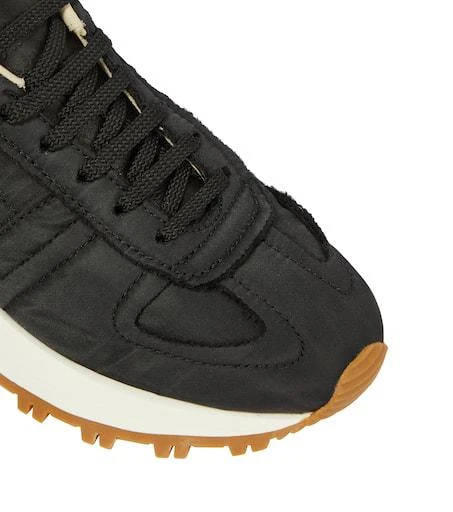 MAISON MARGIELA Nylon and suede sneakers 6