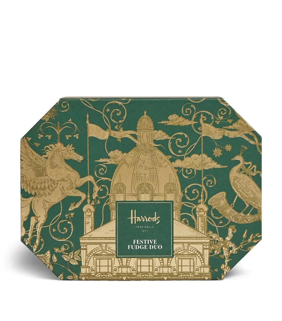 Harrods Festive Fudge Duo (300g) 1